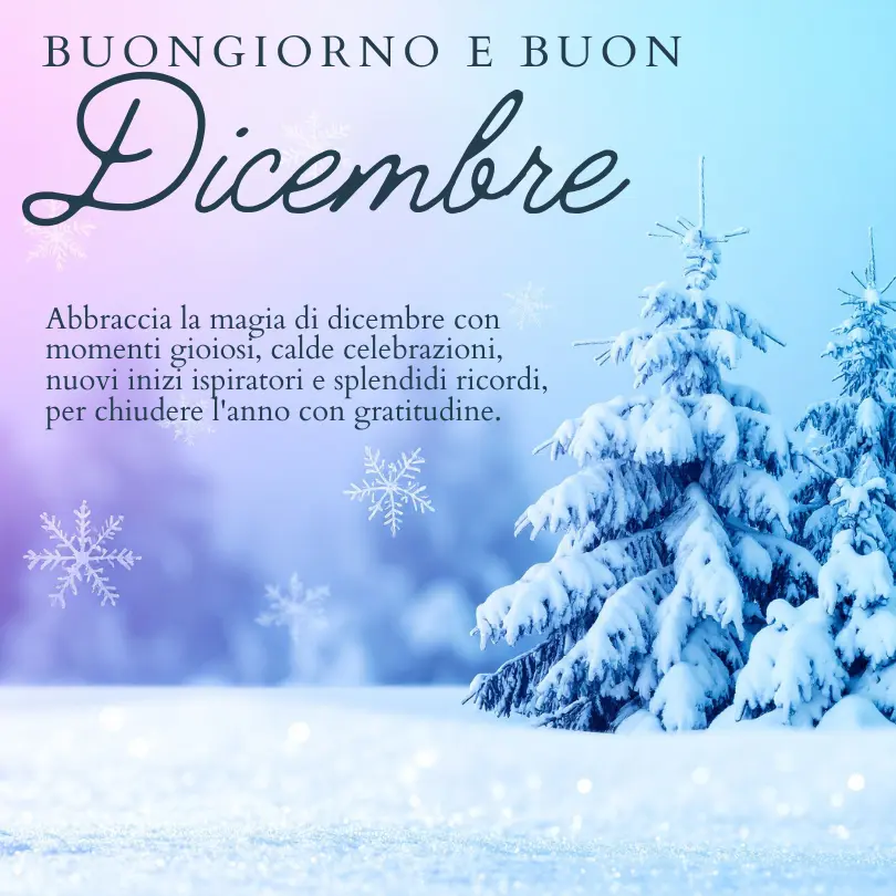 buongiorno Dicembre