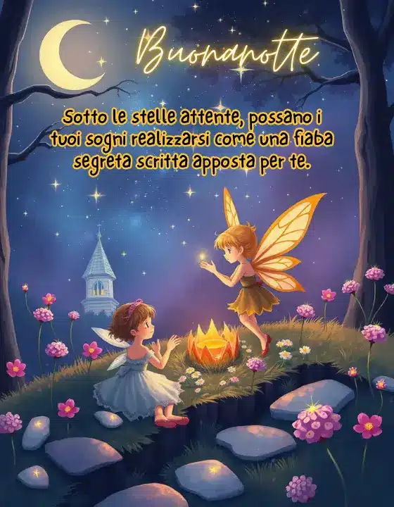 whatsapp buonanotte le fate della luna