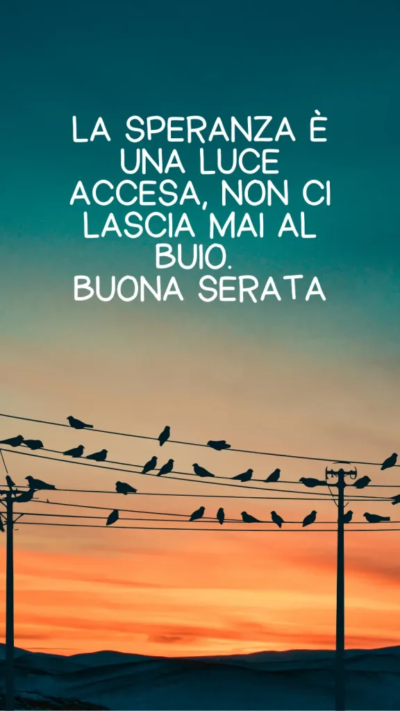 buona sera