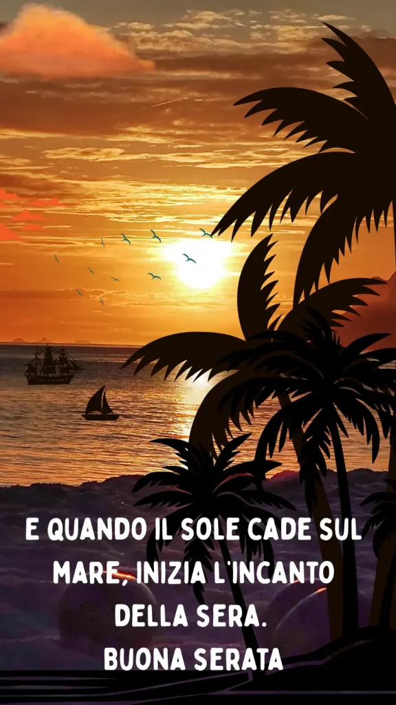 buona serata frasi