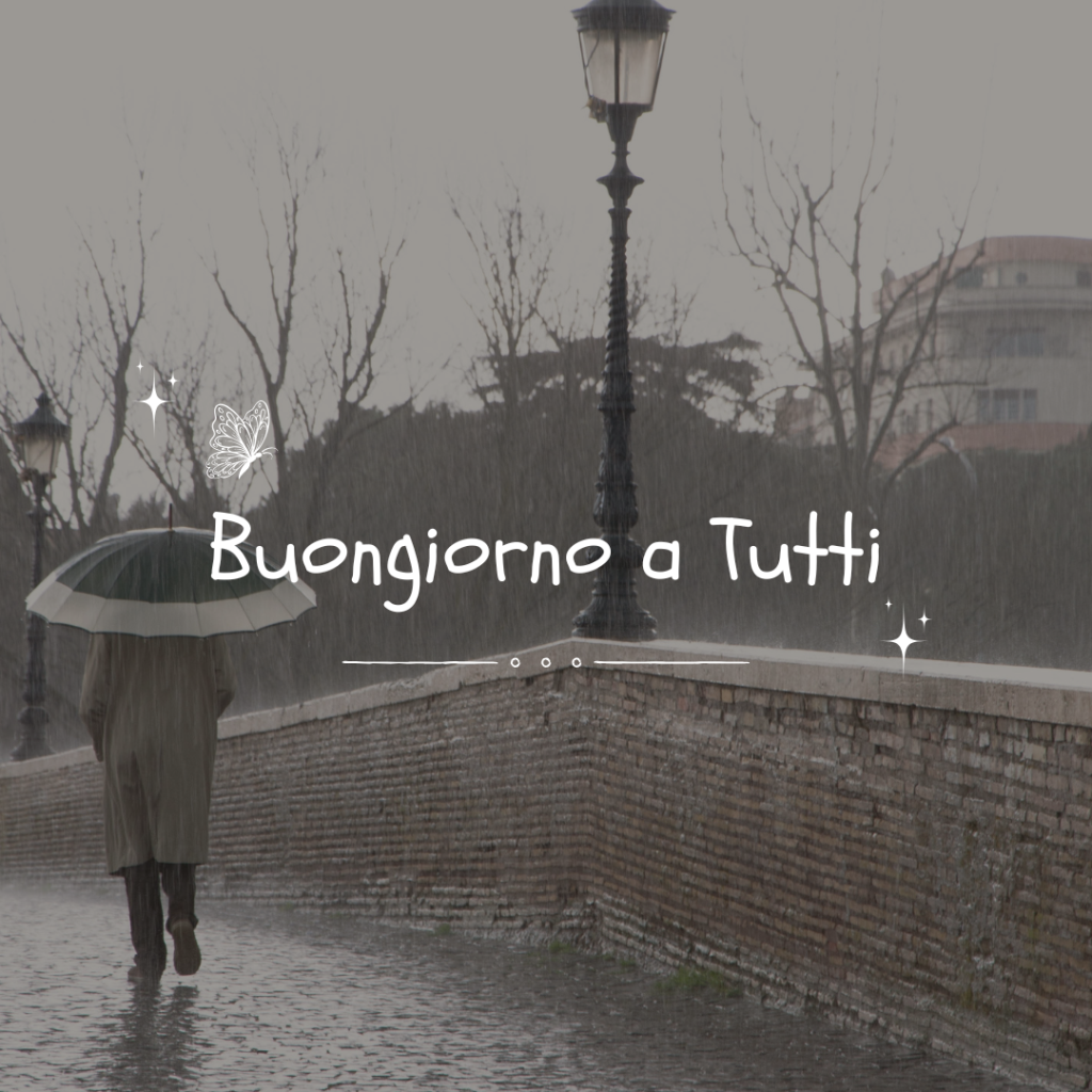 immagini buongiorno con la pioggia