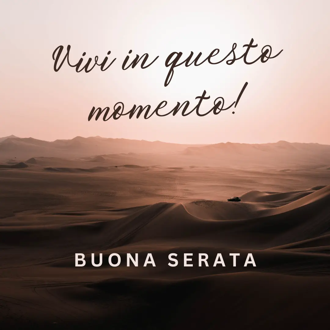 buona serata frasi