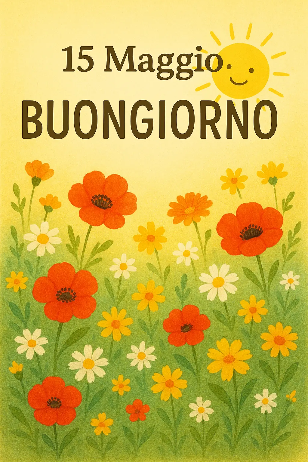 15 maggio buongiorno