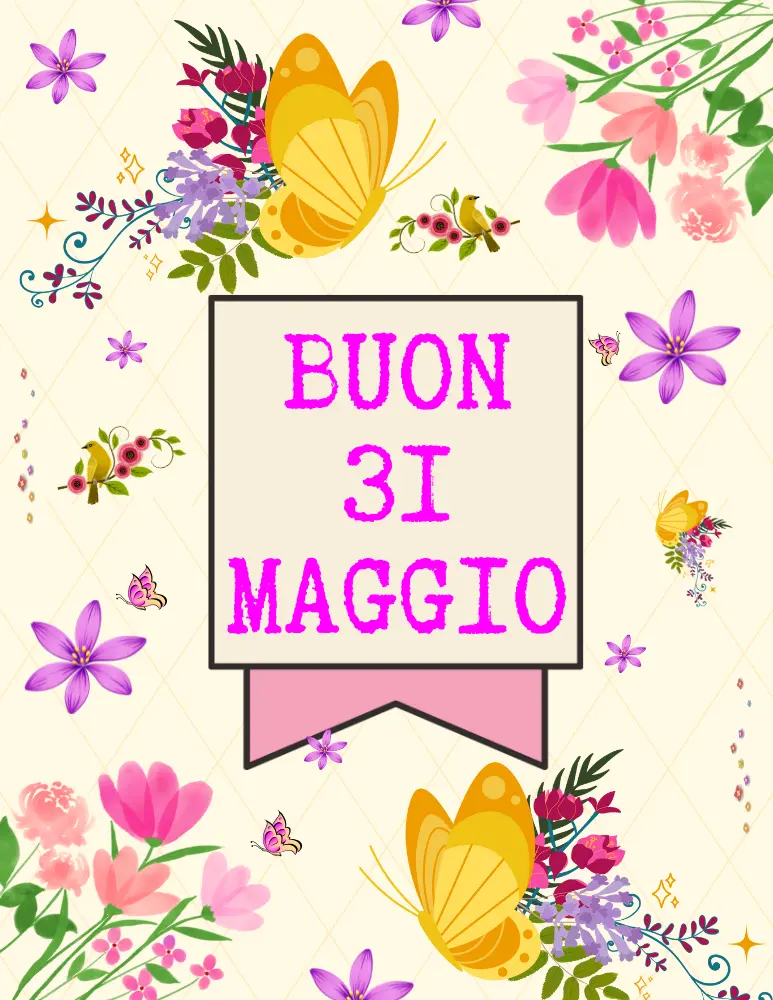 arrivederci maggio buongiorno