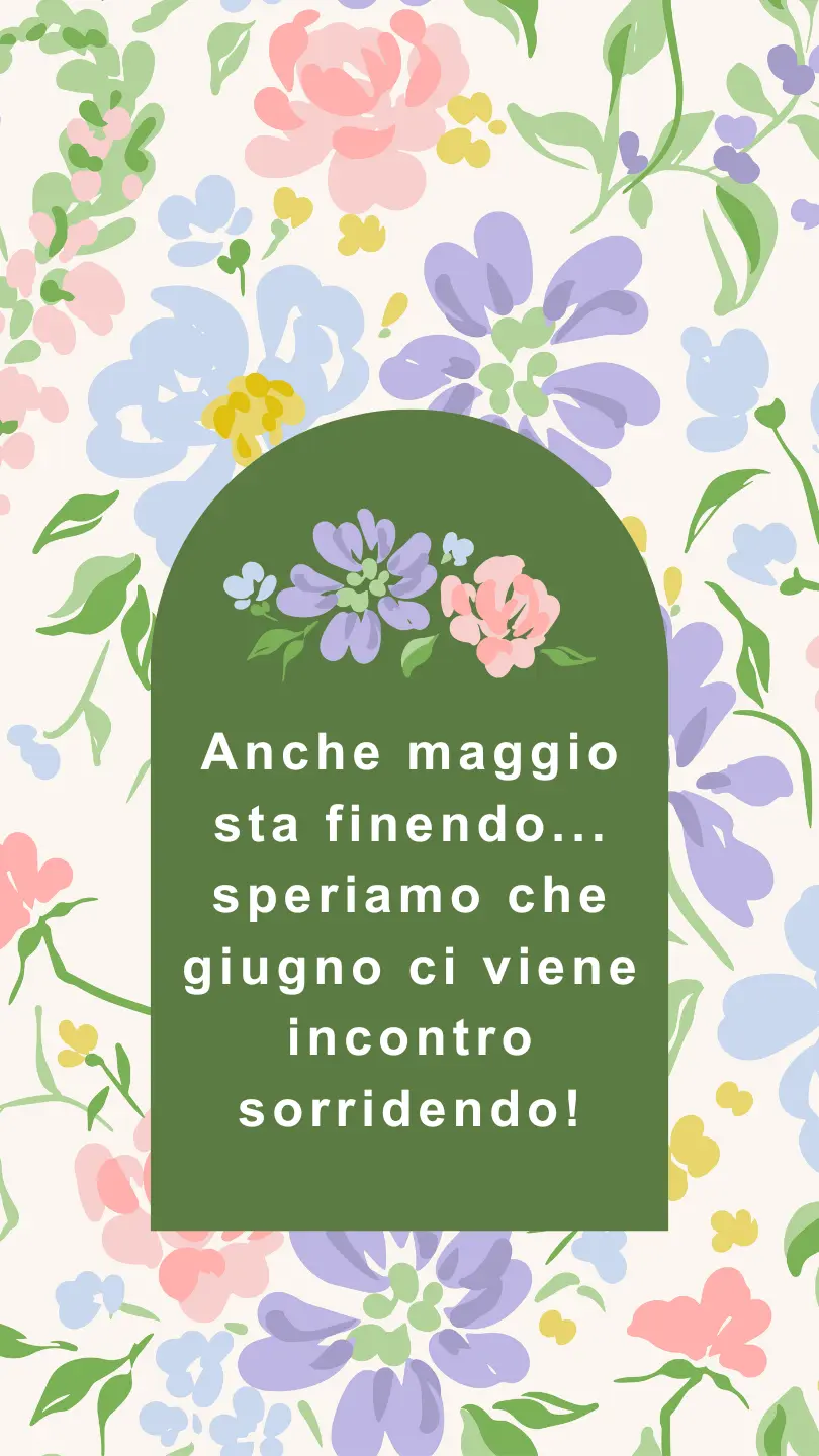 arrivederci maggio