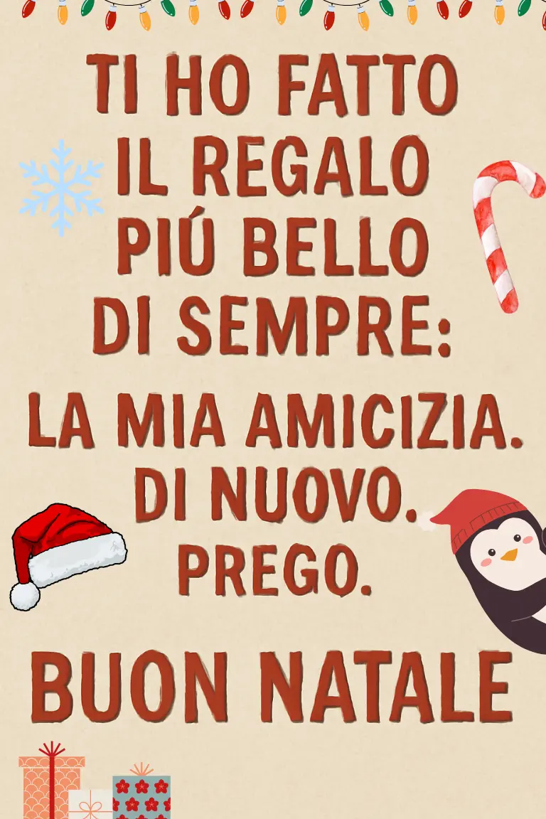 Auguri di Natale sarcastici per gli amici
