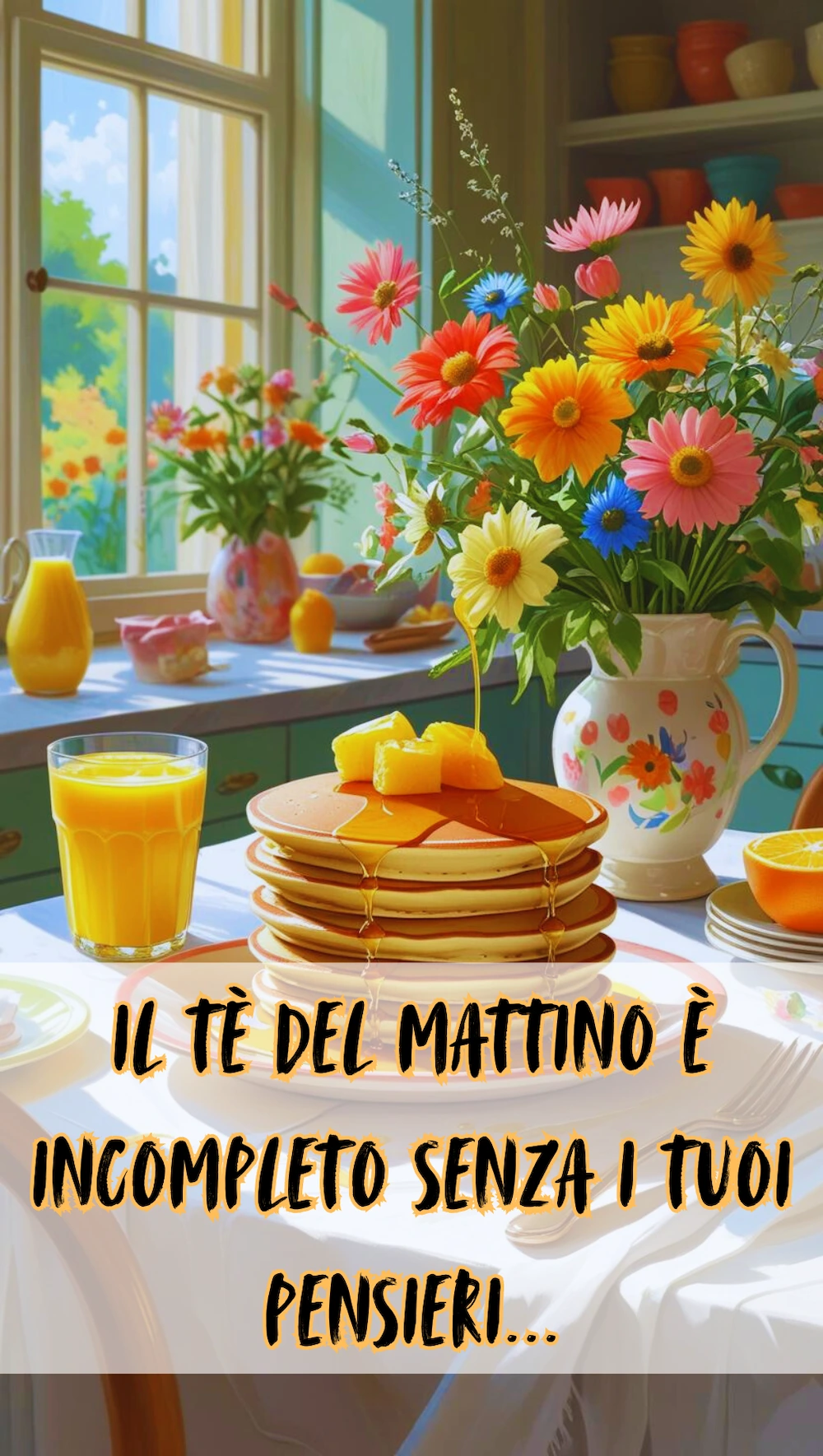Il tè del mattino è incompleto senza i tuoi pensieri...