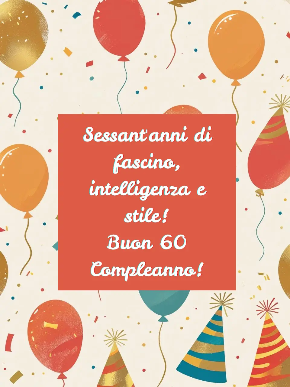 60 anni frasi compleanno