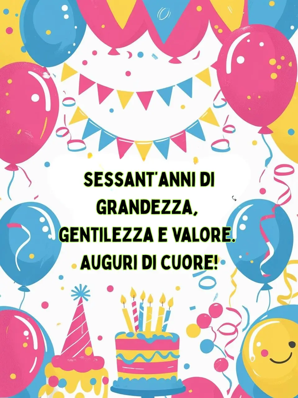Auguri 60 Anni