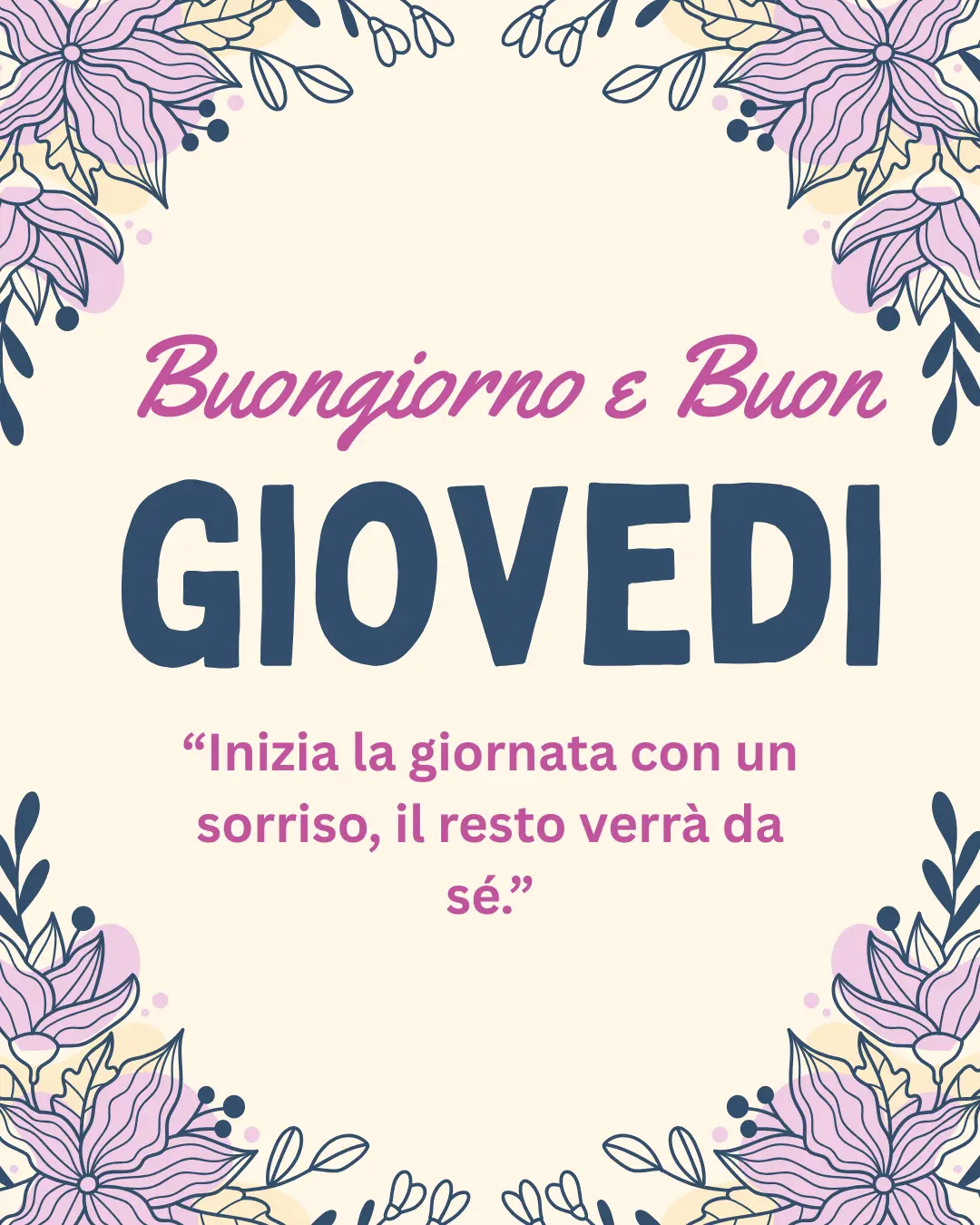 giovedi auguri