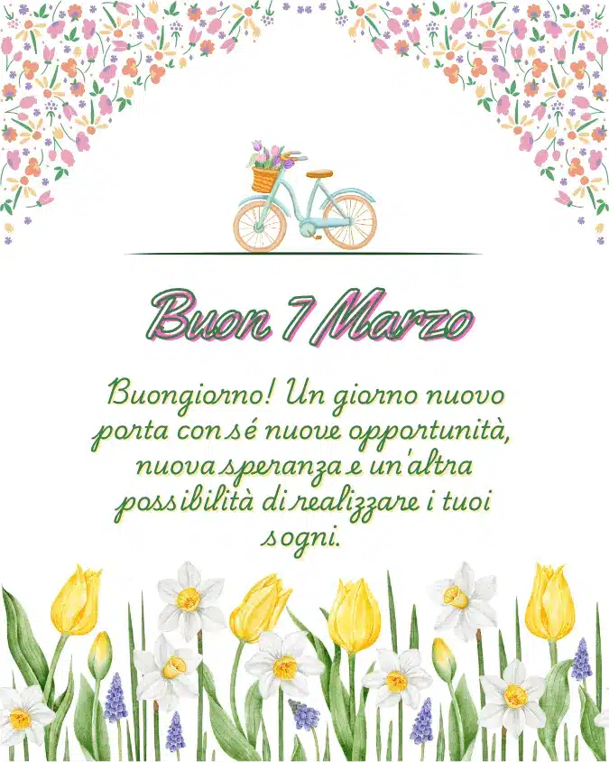 Buon 7 Marzo