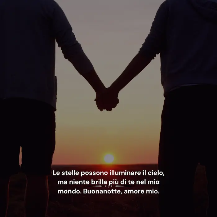 Buonanotte amore mio a domani immagini