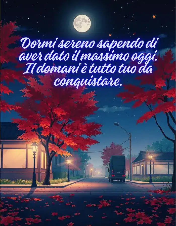 Buonanotte Autunnale Gratis per WhatsApp