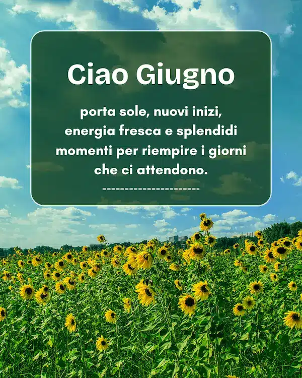 Giugno Buongiorno immagini