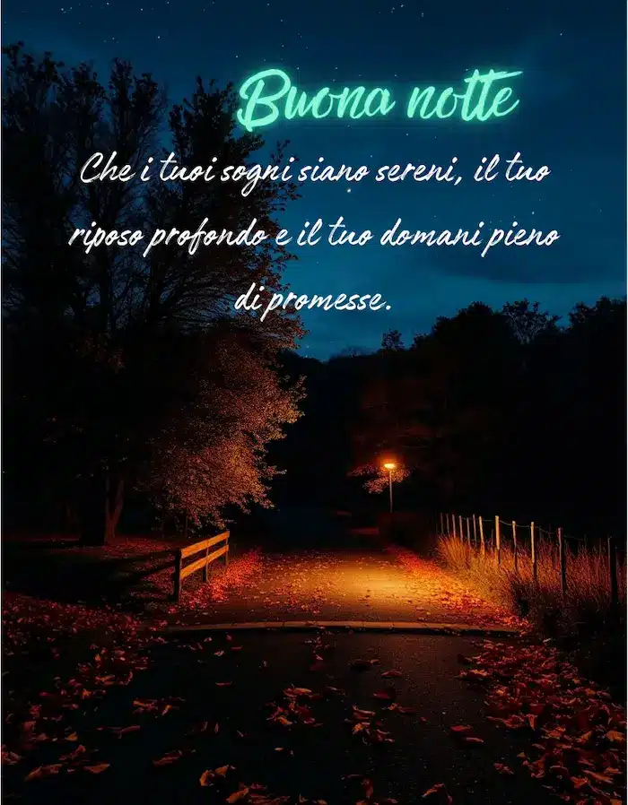 Nuovissimo buonanotte autunnale