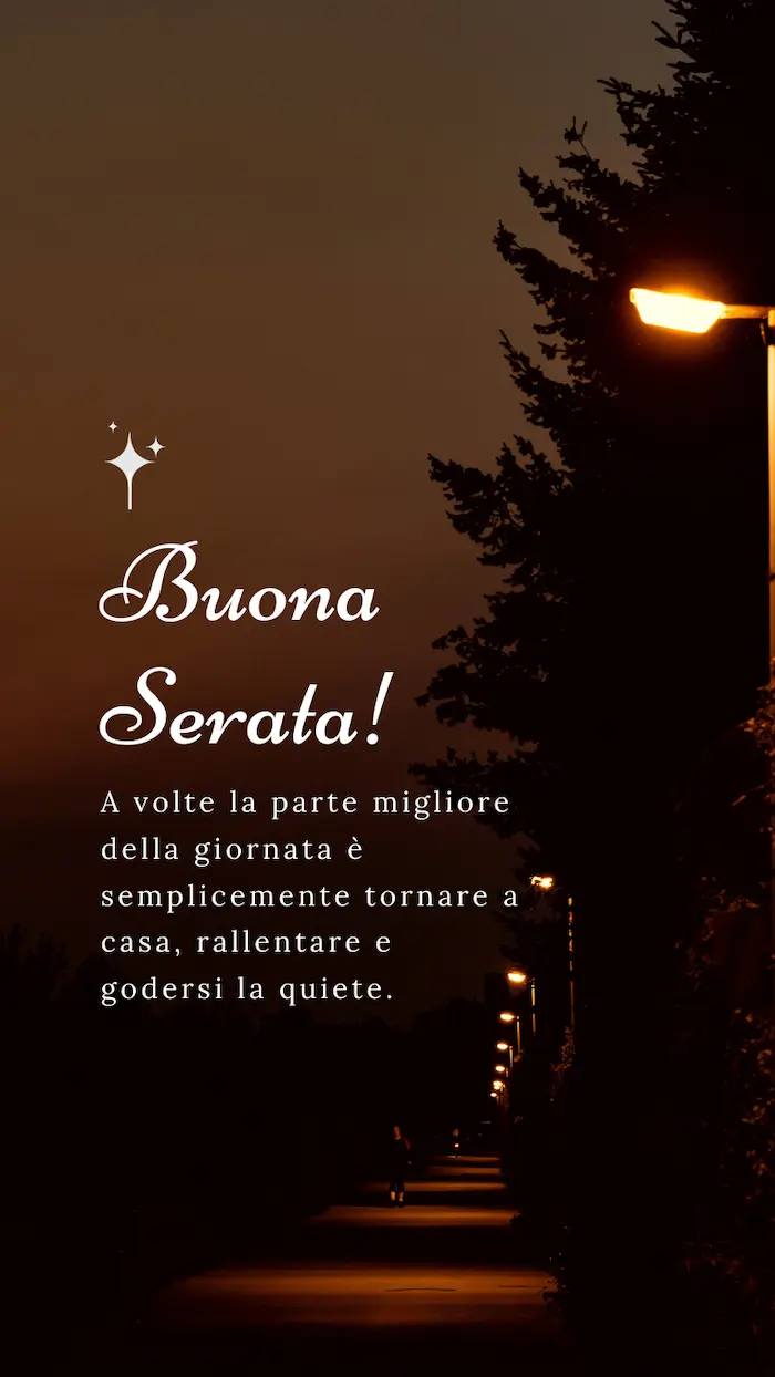 buona sera immagini